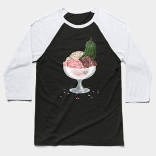 Pickles n Ice Cream Baseball T-Shirt
